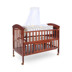 wooden baby cot