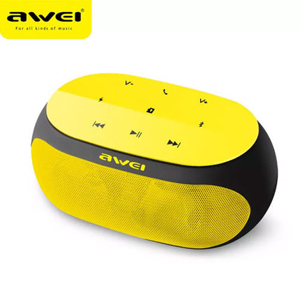 Awei Y200 HiFi Wireless Bluetooth Portable Speaker (Yellow)