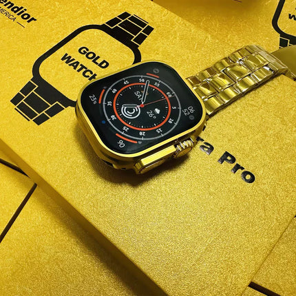 G9 Ultra Pro 2nd generation upgraded Gold Edition With 3 Extra Strap | Always On Display