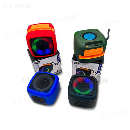 Wireless Portable Rechargeable Mini Disco Speaker X-911 with Bluetooth, FM Radio, AUX, TF Memory Card Reader and USB Pen Drive