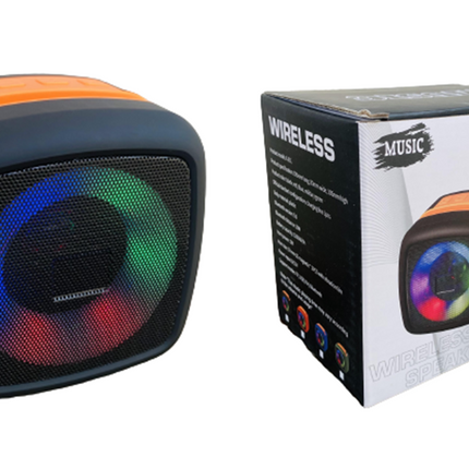 Wireless Portable Rechargeable Mini Disco Speaker X-911 with Bluetooth, FM Radio, AUX, TF Memory Card Reader and USB Pen Drive