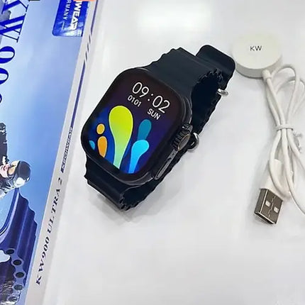 KW900 Ultra 2 Smartwatch - HD Display - Wireless Charging - BT Calling