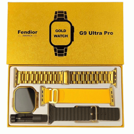 G9 Ultra Pro 2nd generation upgraded Gold Edition With 3 Extra Strap | Always On Display