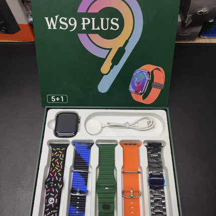 FereFit WS9 Plus ultra 2 Smart watch with 5 Straps